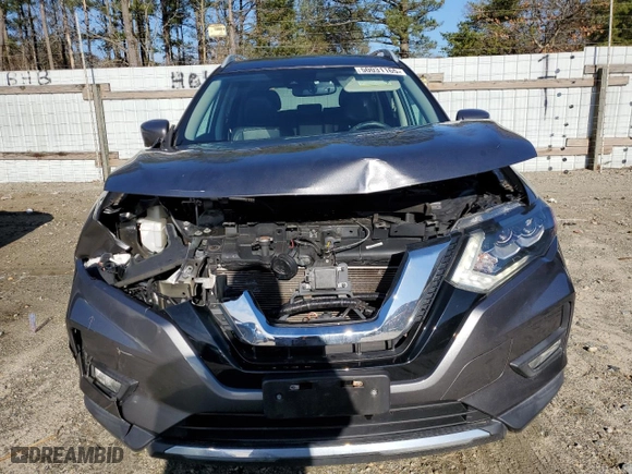 2017 Nissan Rogue SV with VIN 5N1AT2MV7HC859556, listed as a Copart auction lot 50031165 with 60,032 mi miles and Salvage Title. Bid and sale history available at carsss.com. Image 5.