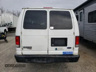 2008 Ford Econoline Passenger XL with VIN 1FBSS31L28DA69858, listed as a Copart auction lot 47398255 with 213,332 mi miles and Salvage Title. Bid and sale history available at DreamBid. Image 6.