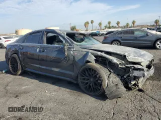 2013 Audi A6 3.0T Prestige with VIN WAUHGAFC5DN158510, listed as a Copart auction lot 63519994 with 115,196 mi miles and Salvage Title. Bid and sale history available at carsss.com. Image 4.