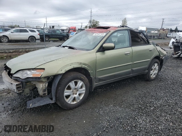 2005 Subaru Legacy Outback Limited with VIN 4S4BP62C057312621, listed as a Copart auction lot 52540745 with 202,795 mi miles and Salvage title. Bid and sale history available at DreamBid. Image 1.