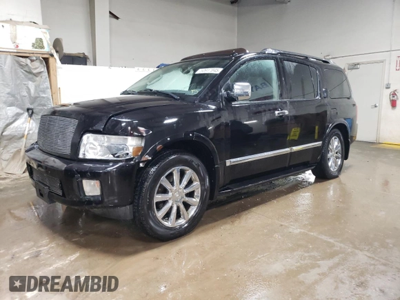 2010 Infiniti QX56 with VIN 5N3ZA0NC9AN906615, listed as a Copart auction lot 50917045 with 248,579 mi miles and Salvage Title. Bid and sale history available at DreamBid. Image 1.