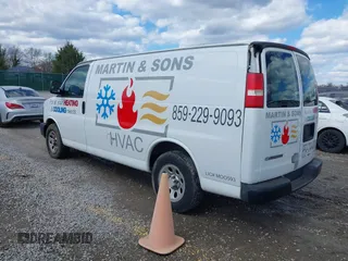 2008 Chevrolet Express Cargo Van with VIN 1GCFG15X081153310, listed as a IAAI auction lot 41892125 with 297,669 mi miles. Bid and sale history available at carsss.com. Image 3.