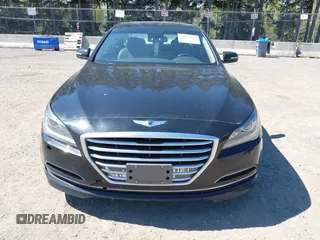 2015 Hyundai Genesis 3.8L with VIN KMHGN4JE7FU071677, listed as a IAAI auction lot 42068198 with 144,271 mi miles. Bid and sale history available at carsss.com. Image 12.