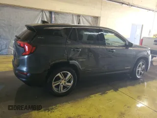 2019 GMC Terrain SLE with VIN 3GKALMEV6KL338763, listed as a Copart auction lot 46231985 with 104,240 mi miles and Clean Title. Bid and sale history available at DreamBid. Image 3.