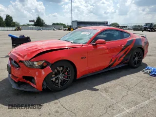 2016 Ford Mustang GT with VIN 1FA6P8CF2G5219808, listed as a Copart auction lot 62457625 with 65,837 mi miles and Salvage title. Bid and sale history available at DreamBid. Image 1.