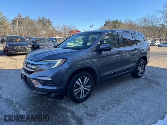 2017 Honda Pilot EX with VIN 5FNYF6H32HB005734, listed as a Copart auction lot 43256325 with 192,849 mi miles and Clean Title. Bid and sale history available at DreamBid. Image 2.