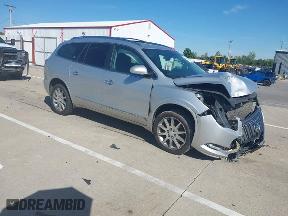 2016 Buick Enclave Leather with VIN 5GAKVBKD5GJ348498, listed as a IAAI auction lot 40493140 with 114,316 mi miles. Bid and sale history available at carsss.com. Image 1.