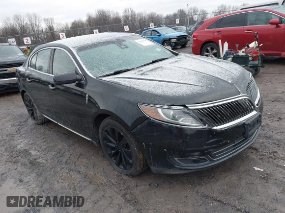 2014 Lincoln MKS with VIN 1LNHL9EK3EG601471, listed as a IAAI auction lot 41142126 with 110,432 mi miles. Bid and sale history available at carsss.com. Image 1.
