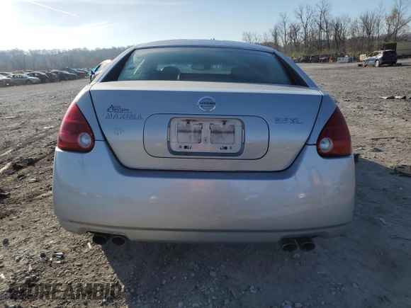 2004 Nissan Maxima SL with VIN 1N4BA41E74C885024, listed as a Copart auction lot 50556225 with 124,657 mi miles and Salvage Title. Bid and sale history available at carsss.com. Image 6.