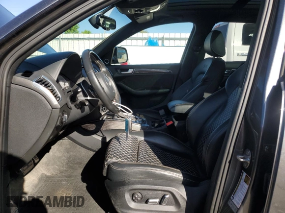 2016 Audi SQ5 Premium Plus with VIN WA1CCAFP1GA038009, listed as a Copart auction lot 56943495 with 98,072 mi miles and Salvage title. Bid and sale history available at DreamBid. Image 7.