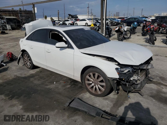 2012 Audi A4 Premium с VIN WAUAFAFL5CA117773, выставлен на аукционе Copart как лот 51707995 с пробегом Не указан миль и Списание • Salvage title. История ставок и продаж доступна на DreamBid. Изображение 4.
