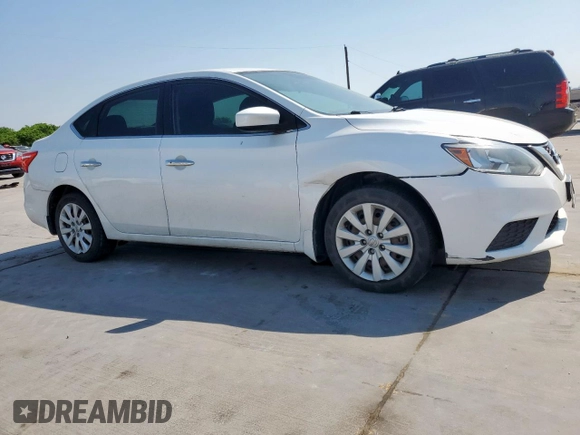 2017 Nissan Sentra SV with VIN 3N1AB7AP7HY306555, listed as a Copart auction lot 53614815 with 143,785 mi miles and Salvage Title. Bid and sale history available at DreamBid. Image 4.