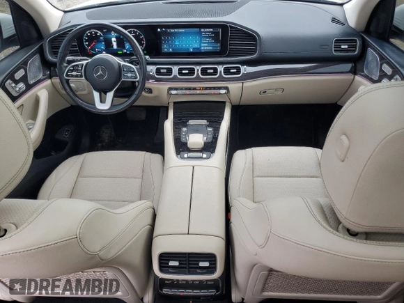 2021 Mercedes-Benz GLS 450 with VIN 4JGFF5KE6MA372050, listed as a Copart auction lot 66987174 with 78,528 mi miles and Salvage Title. Bid and sale history available at DreamBid. Image 8.