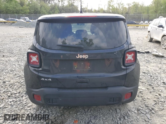 2020 Jeep Renegade Jeepster with VIN ZACNJBAB0LPL97557, listed as a Copart auction lot 52423944 with 86,763 mi miles and Salvage Title. Bid and sale history available at carsss.com. Image 6.