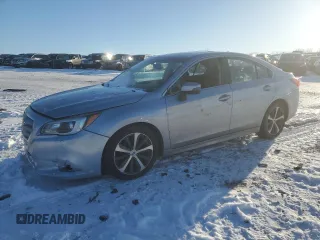 2017 Subaru Legacy Limited with VIN 4S3BNAK69H3057387, listed as a Copart auction lot 46190445 with 0 mi miles and Salvage Title. Bid and sale history available at carsss.com. Image 1.