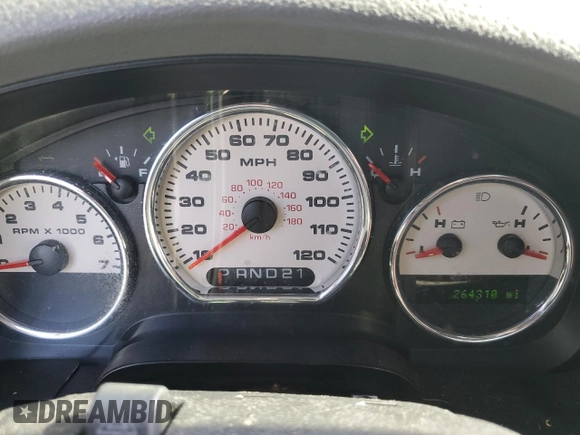2007 Ford F-150 STX with VIN 1FTRX02W77KC44019, listed as a Copart auction lot 88049245 with 264,310 mi miles and Salvage Title. Bid and sale history available at carsss.com. Image 9.