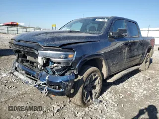 2023 Ram 1500 Limited with VIN 1C6SRFHT5PN666744, listed as a Copart auction lot 48538235 with 54,446 mi miles and Salvage title. Bid and sale history available at DreamBid. Image 1.