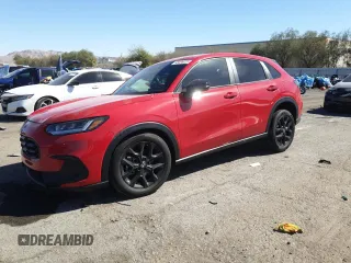 2023 Honda HR-V Sport with VIN 3CZRZ1H56PM734856, listed as a Copart auction lot 48596025 with 62,515 mi miles and Salvage Title. Bid and sale history available at carsss.com. Image 1.