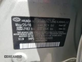 2017 Hyundai Elantra SE с VIN 5NPD74LF9HH080689, выставлен на аукционе Copart как лот 54971725 с пробегом 236 076 миль миль и Чистый • Clean title. История ставок и продаж доступна на DreamBid. Изображение 12.