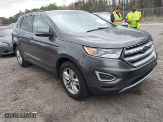 2017 Ford Edge SEL with VIN 2FMPK3J9XHBB66510, listed as a IAAI auction lot 41853017 with 186,071 mi miles. Bid and sale history available at carsss.com. Image 1.