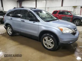 2010 Honda CR-V EX with VIN 5J6RE4H51AL012104, listed as a Copart auction lot 54523335 with 128,736 mi miles and Salvage Title. Bid and sale history available at carsss.com. Image 4.