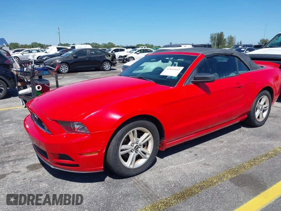 2014 Ford Mustang V6 with VIN 1ZVBP8EM8E5234165, listed as a IAAI auction lot 41845442 with 78,929 mi miles. Bid and sale history available at carsss.com. Image 19.