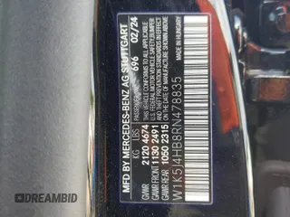 2024 Mercedes-Benz CLA 250 z VIN W1K5J4HB8RN478835, wystawiony jako Copart lot #56634825 z przebiegiem 7 140 mil mil oraz Szkoda całkowita • Salvage title. Historia ofert i sprzedaży dostępna na DreamBid. Obrazek 12.