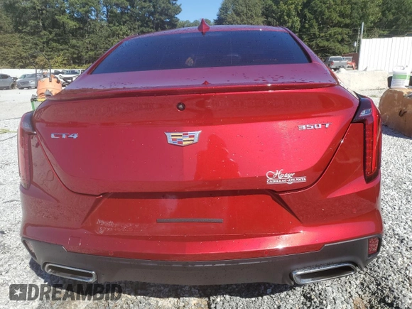 2024 Cadillac CT4 Premium Luxury z VIN 1G6DB5RK2R0100629, wystawiony jako Copart lot #76079204 z przebiegiem 23 279 mil mil oraz Czysty tytuł • Clean title. Historia ofert i sprzedaży dostępna na DreamBid. Obrazek 6.