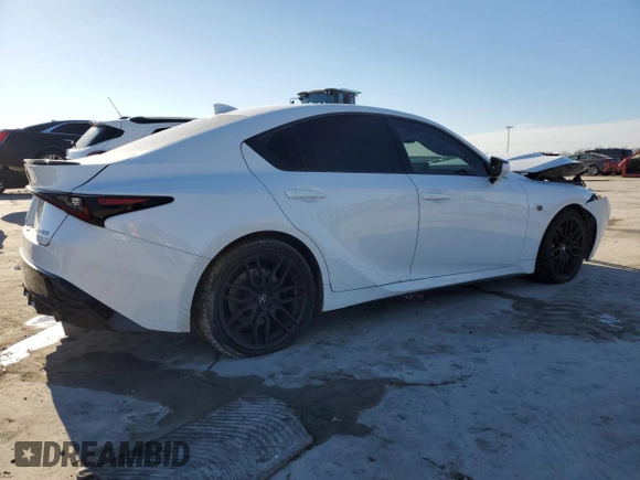 2023 Lexus IS 500 F Sport Performance z VIN JTHAP1D28P5003175, wystawiony jako Copart lot #46109995 z przebiegiem 26 486 mil mil oraz Szkoda całkowita • Salvage title. Historia ofert i sprzedaży dostępna na DreamBid. Obrazek 3.