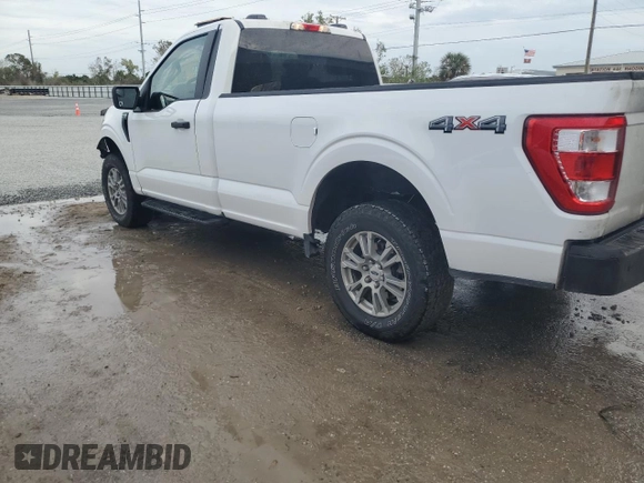 2021 Ford F-150 XL z VIN 1FTMF1E5XMKE93125, wystawiony jako Copart lot #79877134 z przebiegiem 61 418 mil mil oraz Nie do naprawy • Non repairable. Historia ofert i sprzedaży dostępna na DreamBid. Obrazek 2.