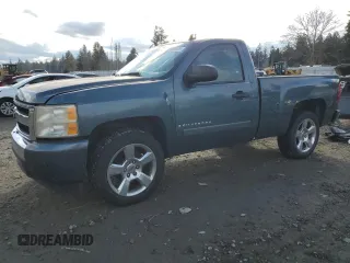 2008 Chevrolet Silverado 1500 Work Truck with VIN 1GCEC14C08Z116491, listed as a Copart auction lot 44365225 with 0 mi miles and Salvage Title. Bid and sale history available at carsss.com. Image 1.