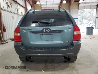2005 Kia Sportage LX with VIN KNDJE723357136000, listed as a Copart auction lot 78710044 with 219,599 mi miles and Salvage Title. Bid and sale history available at carsss.com. Image 6.