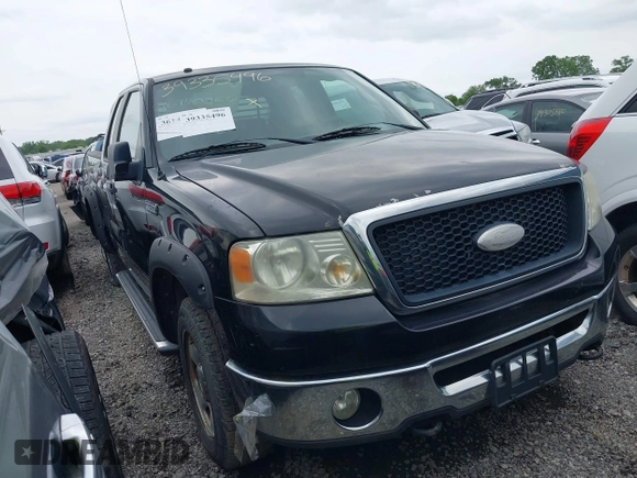 2007 Ford F-150 XLT with VIN 1FTPX14V07KC69605, listed as a IAAI auction lot 39335496 with 125,447 mi miles. Bid and sale history available at carsss.com. Image 1.