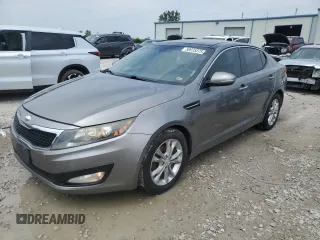 2013 Kia Optima EX with VIN 5XXGN4A78DG180450, listed as a Copart auction lot 58925375 with 131,479 mi miles and Salvage title. Bid and sale history available at DreamBid. Image 1.