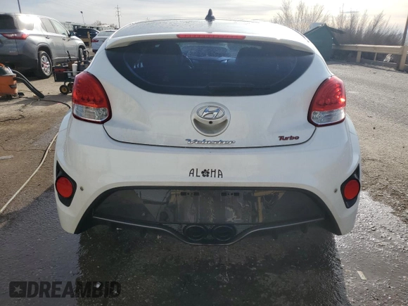 2015 Hyundai Veloster Turbo with VIN KMHTC6AE5FU243883, listed as a Copart auction lot 87482514 with 159,499 mi miles and Clean title. Bid and sale history available at DreamBid. Image 6.