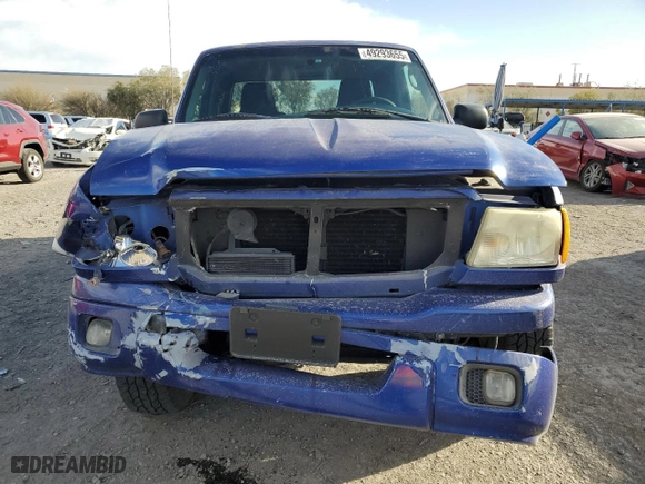 2004 Ford Ranger Edge with VIN 1FTYR14E74PB55579, listed as a Copart auction lot 49293655 with 192,257 mi miles and Salvage Title. Bid and sale history available at carsss.com. Image 5.