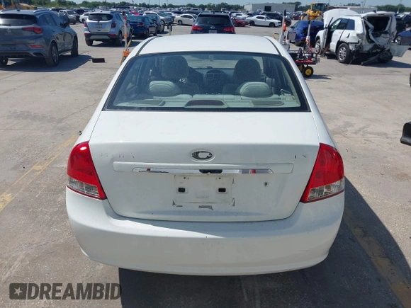 2008 Kia Spectra SX with VIN KNAFE121185508223, listed as a IAAI auction lot 42028372 with 152,526 mi miles. Bid and sale history available at carsss.com. Image 16.