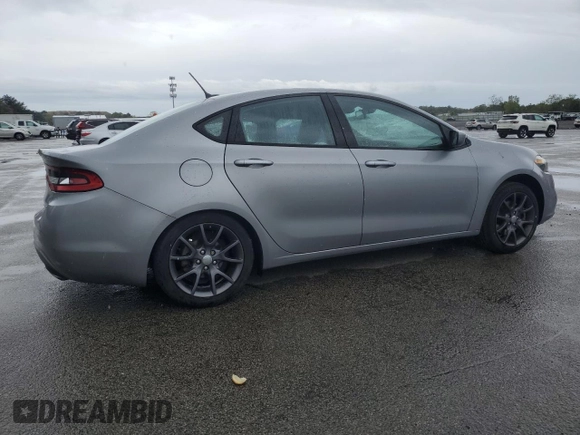 2015 Dodge Dart SXT z VIN 1C3CDFBB3FD345449, wystawiony jako Copart lot #56947145 z przebiegiem 61 019 mil mil oraz Szkoda całkowita • Salvage title. Historia ofert i sprzedaży dostępna na DreamBid. Obrazek 3.