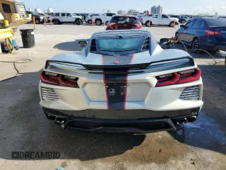 2021 Chevrolet Corvette 3LT with VIN 1G1YC2D47M5104165, listed as a Copart auction lot 85553474 with 0 mi miles and Salvage Title. Bid and sale history available at carsss.com. Image 6.