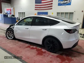 2023 Tesla Model Y Long Range with VIN 7SAYGDEE8PF758841, listed as a Copart auction lot 62851164 with 16,811 mi miles and Non Repairable. Bid and sale history available at DreamBid. Image 2.