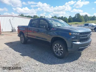 2019 Chevrolet Silverado 1500 RST with VIN 1GCUYEED5KZ166046, listed as a IAAI auction lot 40445116 with 73,349 mi miles. Bid and sale history available at carsss.com. Image 1.