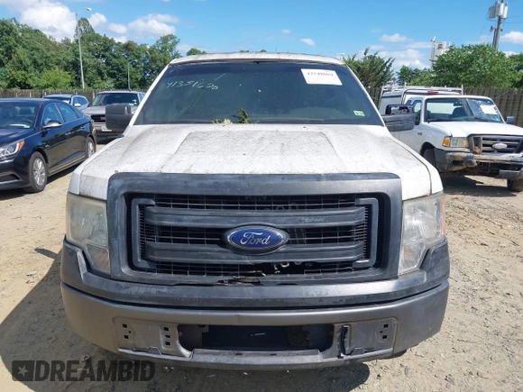2013 Ford F-150 XL with VIN 1FTFX1CFXDKE21083, listed as a IAAI auction lot 42548084 with Not provided miles and . Bid and sale history available at DreamBid. Image 11.