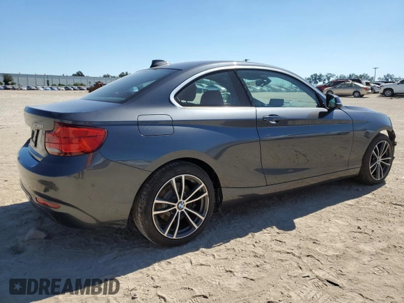 2018 BMW 2 Series 230i xDrive with VIN WBA2J3C55JVD48802, listed as a Copart auction lot 72229073 with 33,602 mi miles and . Bid and sale history available at DreamBid. Image 3.