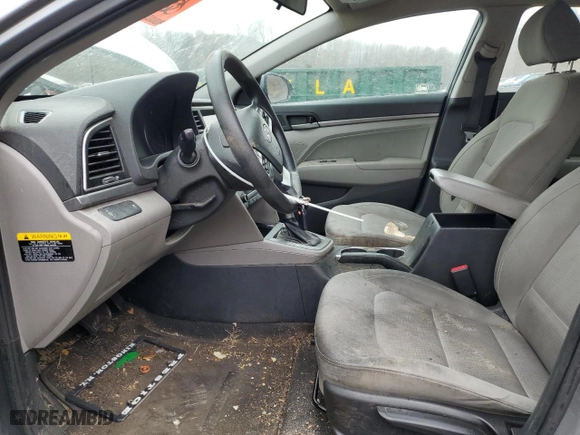 2017 Hyundai Elantra SE with VIN KMHD84LF0HU189296, listed as a Copart auction lot 51202505 with 157,110 mi miles and Salvage Title. Bid and sale history available at carsss.com. Image 7.