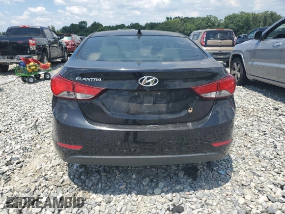 2015 Hyundai Elantra SE with VIN 5NPDH4AE6FH601629, listed as a Copart auction lot 65636335 with Not provided miles and Clean title. Bid and sale history available at DreamBid. Image 6.
