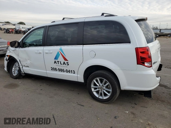 2019 Dodge Grand Caravan SXT with VIN 2C7WDGCG4KR777499, listed as a Copart auction lot 76657144 with 25,541 mi miles and Salvage Title. Bid and sale history available at DreamBid. Image 2.