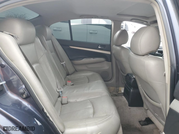 2007 Infiniti G35 Sedan Sport with VIN JNKBV61E17M701767, listed as a Copart auction lot 48012965 with 147,245 mi miles and Salvage Title. Bid and sale history available at carsss.com. Image 10.