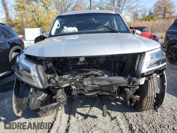 2023 Nissan Armada Platinum with VIN JN8AY2DA5P9403428, listed as a Copart auction lot 78377324 with 9,583 mi miles and Salvage Title. Bid and sale history available at carsss.com. Image 5.