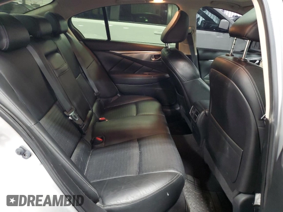 2015 Infiniti Q50 Premium with VIN JN1BV7AR7FM396562, listed as a Copart auction lot 52698765 with 103,824 mi miles and Salvage Title. Bid and sale history available at carsss.com. Image 10.