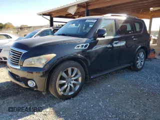 2011 Infiniti QX56 7-passenger with VIN JN8AZ2NF1B9503302, listed as a Copart auction lot 82355204 with 150,874 mi miles and Clean Title. Bid and sale history available at carsss.com. Image 1.
